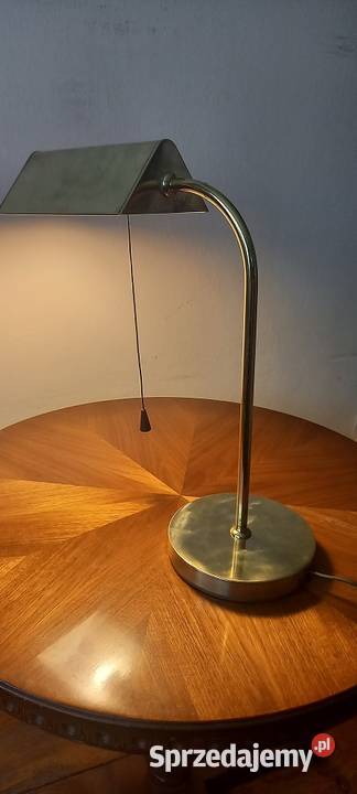 Gabinetowa lampa bankierka Antyki Skierniewice