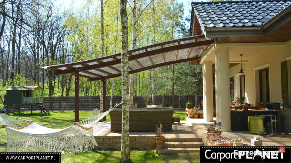Wiaty ogrodowe pergole drewniane zadaszenia Usługi dla domu Olsztyn