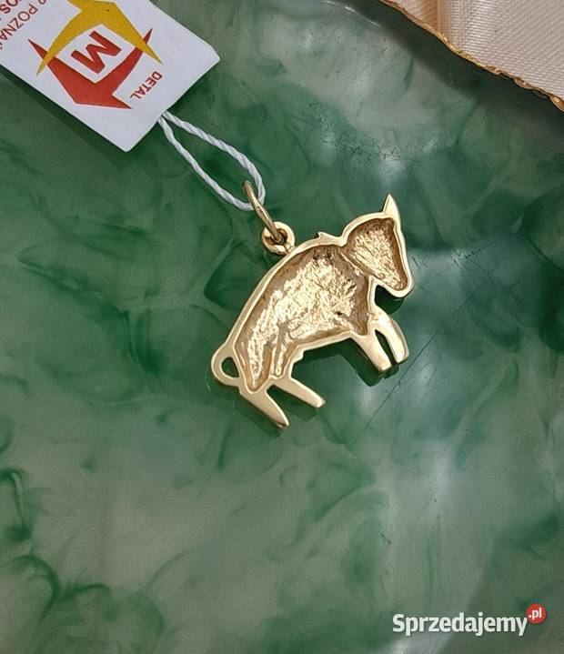 25 Wisiorek Złoty 585 Znak Zodiaku BYK Z1169 Poznań sprzedam