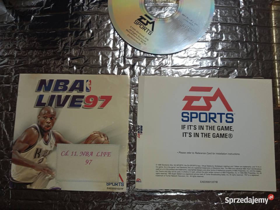 NBA Live 97 Gra Pc CDROM EA Sports Unikat lubelskie Świdnik