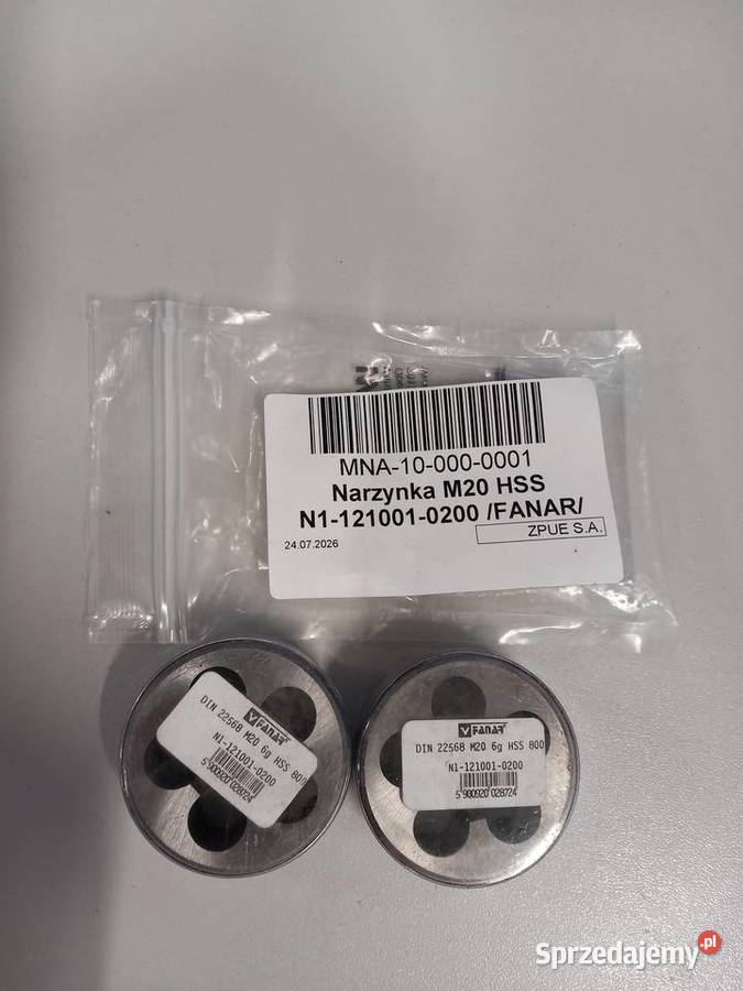 Narzynka M20 HSS N11210010200 FANAR świętokrzyskie