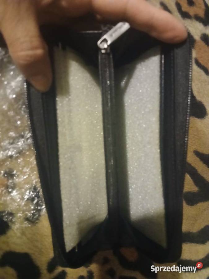 Portfel tloczony wittchen nowy czarny lubelskie Dęblin