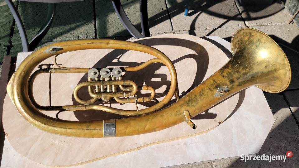Tenor in B do remontu na ścianę blaszane śląskie