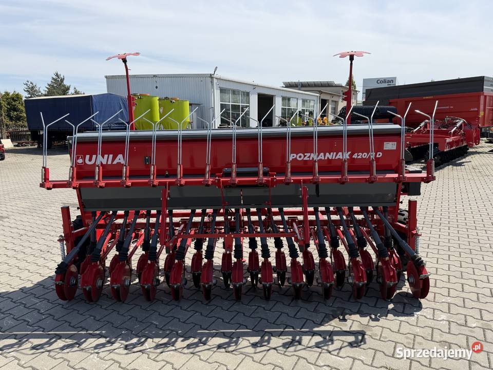 Mechaniczny siewnik zbożowy Poznaniak 4203D Opatówek sprzedam