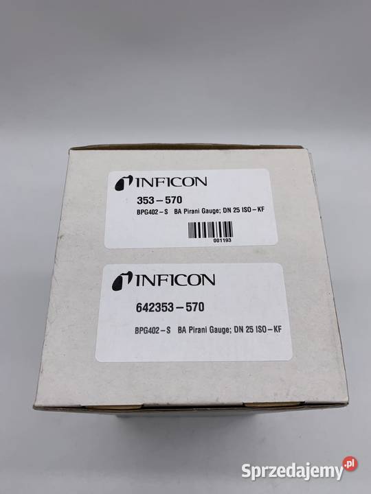 Inficon 353570 BPG402S BayardAlpert Pirani Wide Instalacje Warszawa sprzedam