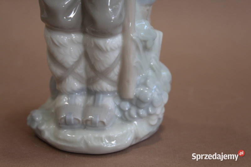 Porcelanowa figurka pasterza NAO Lladro wys 275 zachodniopomorskie Szczecin