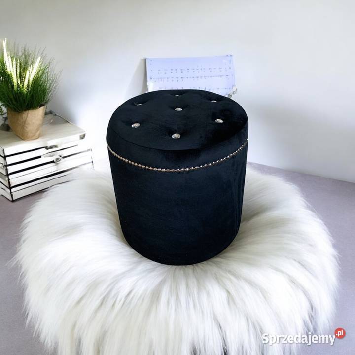 Pufa Okrągła Glamour Różne Kolory Dostawa 0