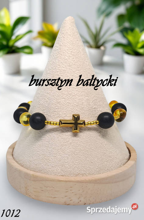 Bransoletka różaniec dziesiątka różańca BURSZTYN Warszawa