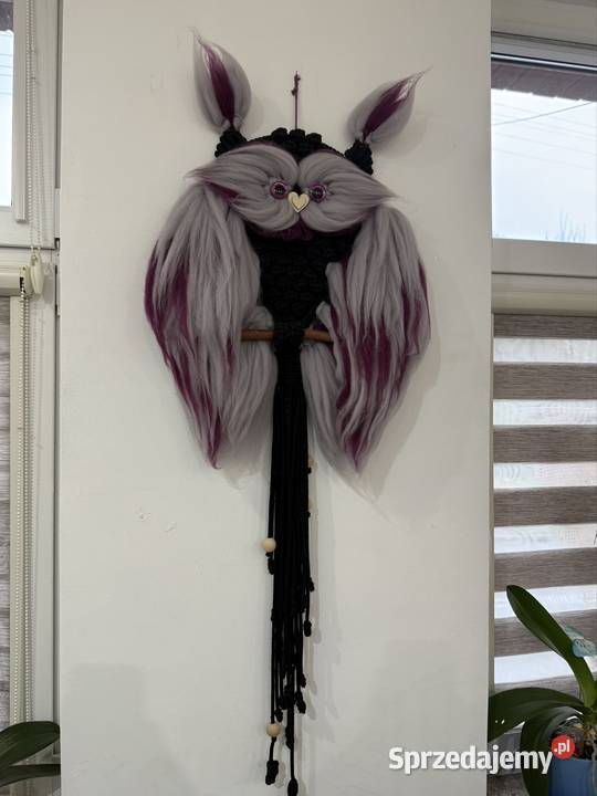 Sowa z makramy Stargard