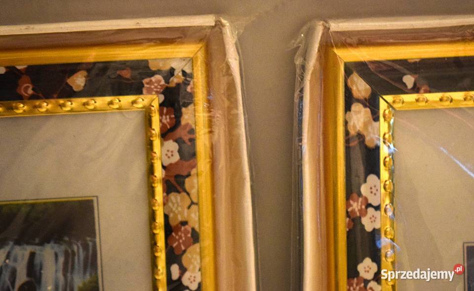 Ramki na zdjęcia w kolorze złotawym z motywem kujawsko-pomorskie Chełmno