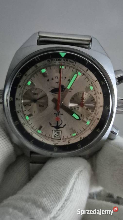 Zegarek Poljot Chronograf 3133 kapitan śląskie Chorzów