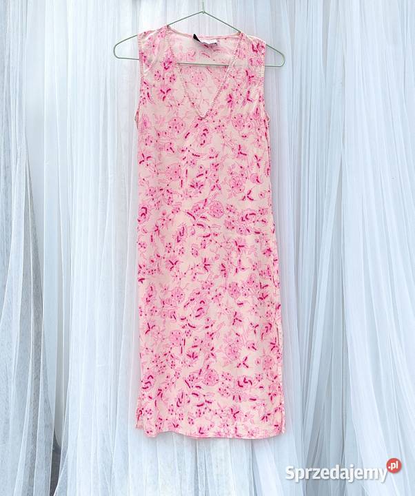 Sukienka długa tunika jedwabna 36 S jedwab zachodniopomorskie Szczecin