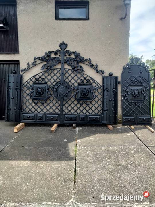 Brama wjazdowa dwuskrzydłowa furtka Ustroń