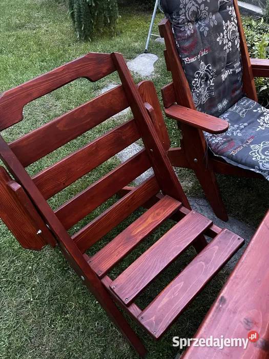 Zestaw ogrodowy 6 osobowy kol mahoń poduchy Siemianowice Śląskie