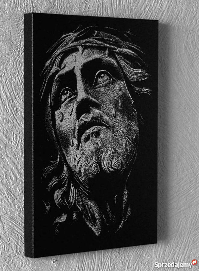 Jezus Chrystus Obraz wykonany ręcznie metodą Sandomierz