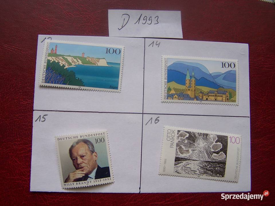 Niemcy 1993 MNH Znaczki z roczników WYBIERAJ śląskie Tychy