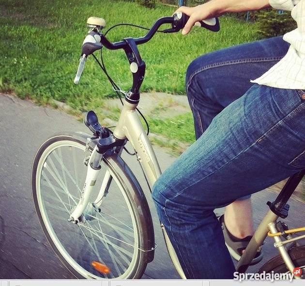 Rower damski miejski Kross Animato złoty Kraków