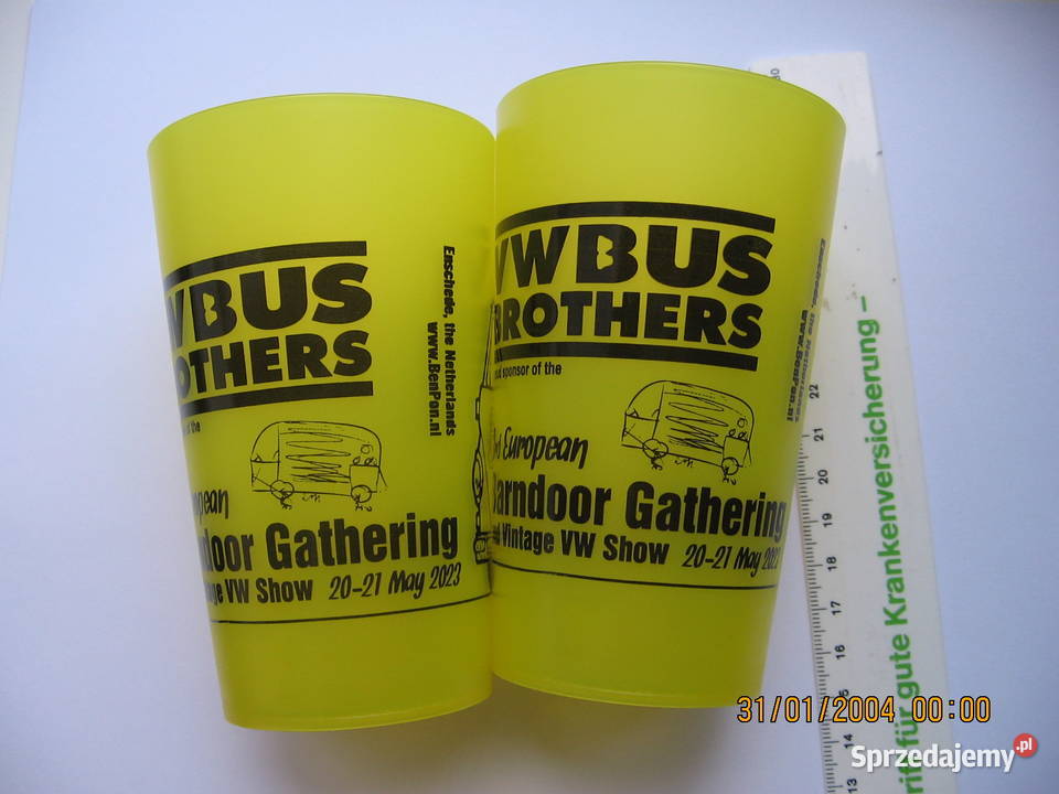 VW Bulik garbus bus pamiątka kubek zlot Barndoor sprzedam