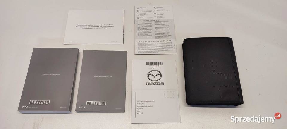 MAZDA 2 TOYOTA YARIS IV ETUI INSTRUKCJA OBSŁUGI