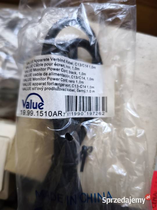 Value kabel zasilający monitora C14C15 mf czarny Krzeszowice
