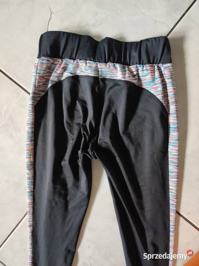 spodnie sportowe rowerowe legginsy fitness