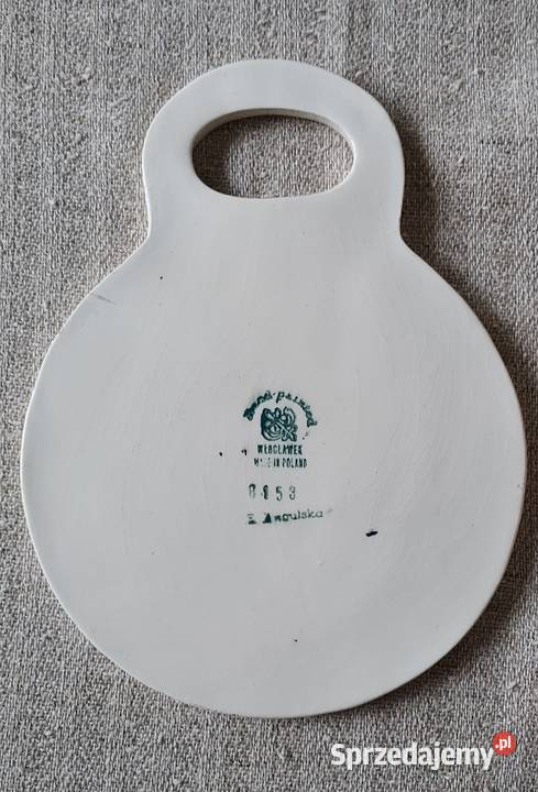 Puszka pojemnik deseczka fajans Włocławek PRL Błotno sprzedam