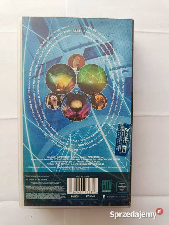 PULSE Koncert Pink Floyd w Londynie Kaseta VHS kaseta pomorskie Gdynia