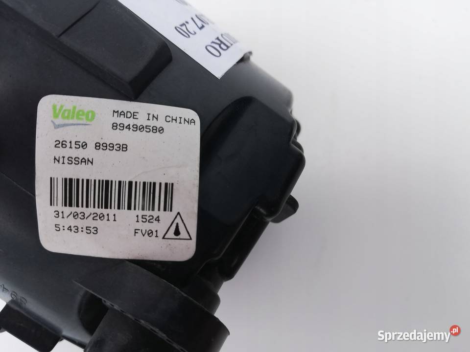 LAMPA HALOGEN VALEO NISSAN INFINITI FX QX70 Oświetlenie Nowy Tomyśl