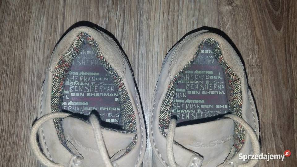 Buty BEN SHERMAN 4041 255 Skóra półbuty skórzane