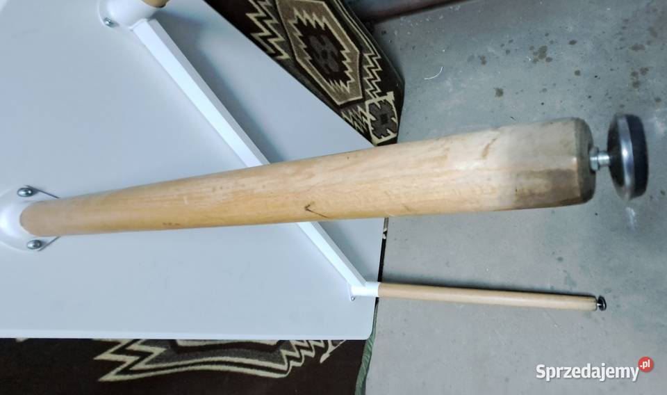 stół stolik biały drewniane nogi prostokąt