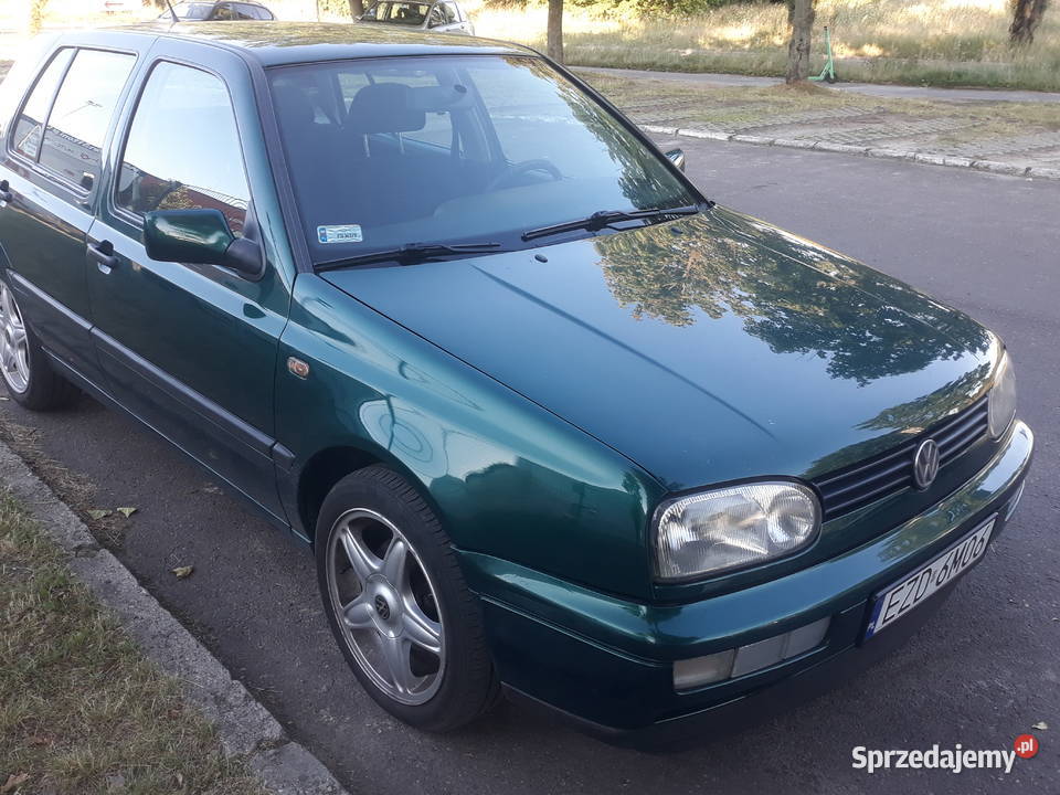 VW Golf III Bezwypadkowy Oryg Mały Przebieg 178 lakier metallic Łódź sprzedam