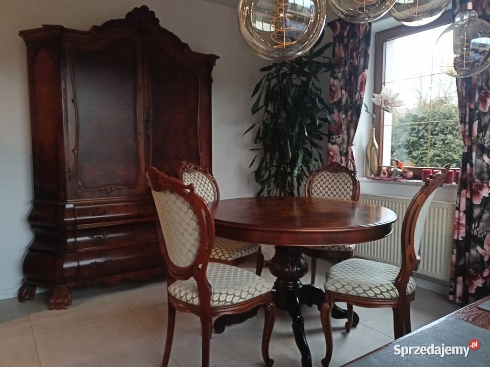 Przepiękny komplet barokowy Sieniawa sprzedam