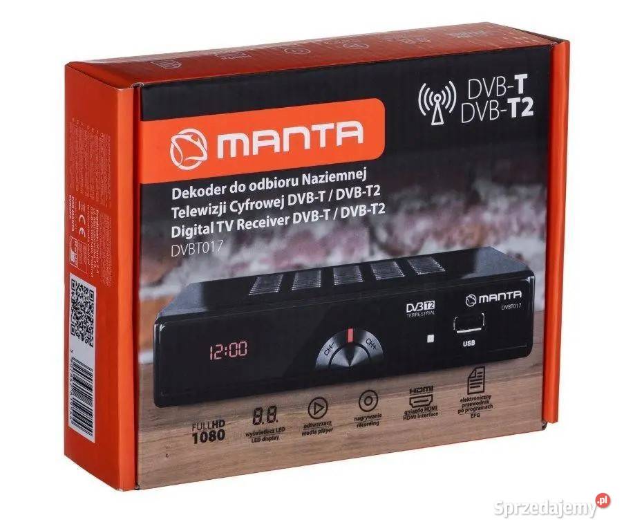 Dekoder Manta DVBT2 HEVC Dzietrzkowice