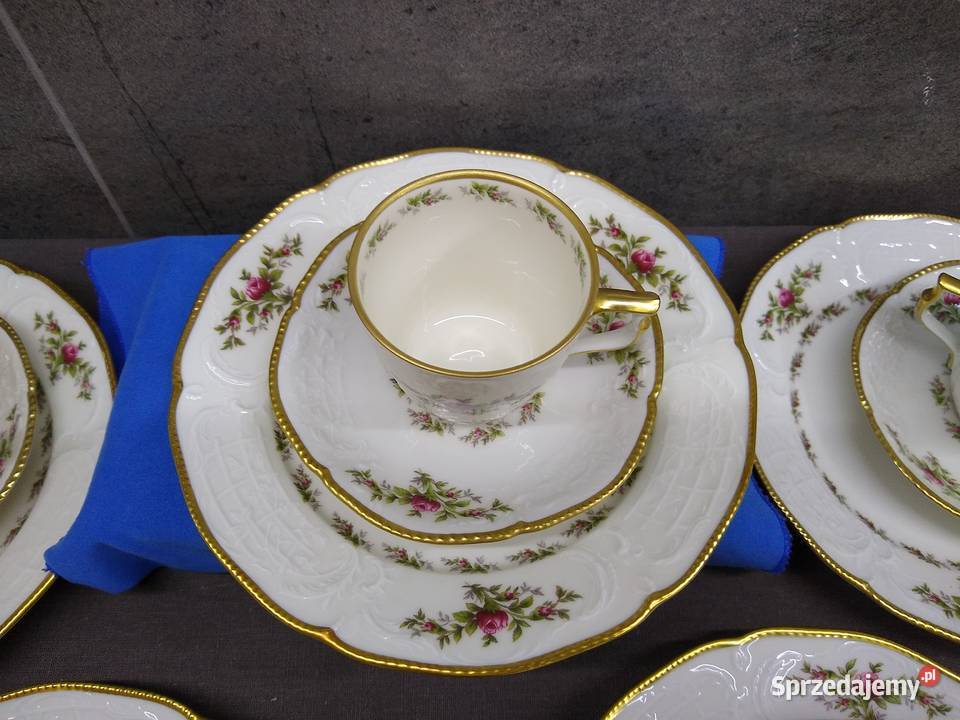 Rosenthal Sanssouci Moosrose zestaw kawowy Kalisz