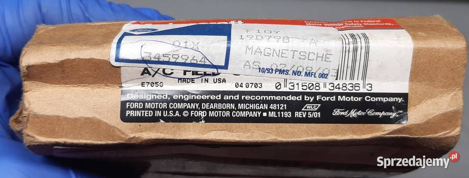 TARCZA MAGNETYCZNA SPRĘŻARKI KLIMATYZACJI FORD osobowe Mielęcin sprzedam