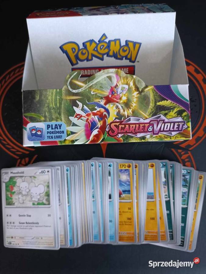 Zestaw kart pokemon TCG 60x w tym rewers Pokemon sprzedam