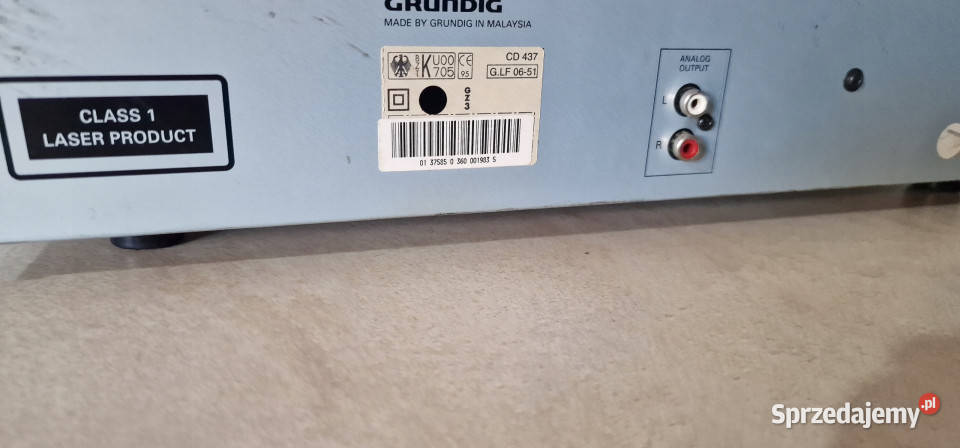 odtwarzacz kompaktowy CD player Grundig CD437 CD wielkopolskie