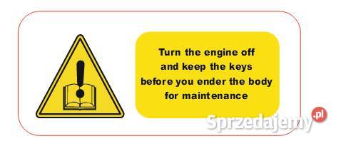 Zestaw naklejek na śmieciarkę Biuro małopolskie Kamionna