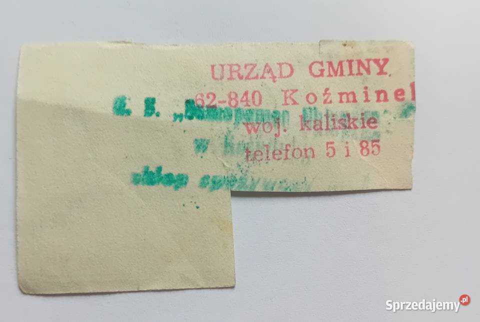 Kartka zaopatrzeniowa E XII 1981 Oryginał z Koźminek