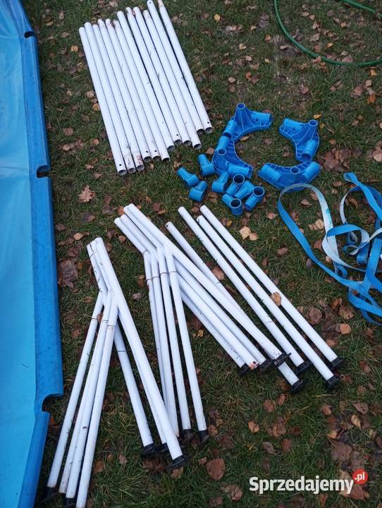 Basen 214 x 560 x 87 stan bdobry kompletny bez mazowieckie Nadarzyn sprzedam