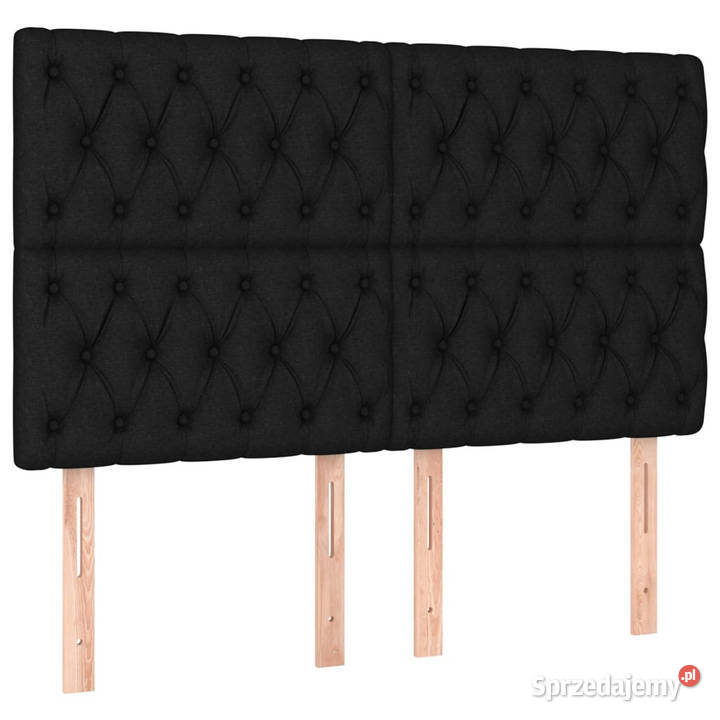 Zagłówek do łóżka z LED czarny 144x7x118128 Warszawa sprzedam