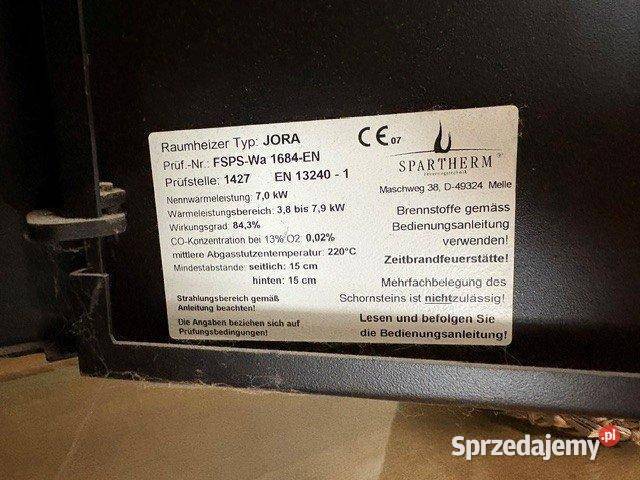 Piec na drewno pellet Spartherm JORA 7 kW piecyk lubuskie Zielona Góra