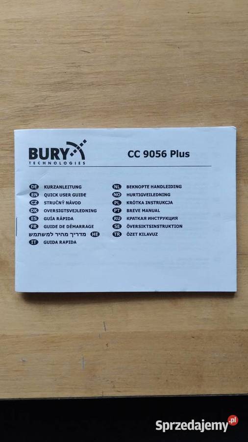 Zestaw głośnomówiący Bury CC 9056 Plus Warszawa