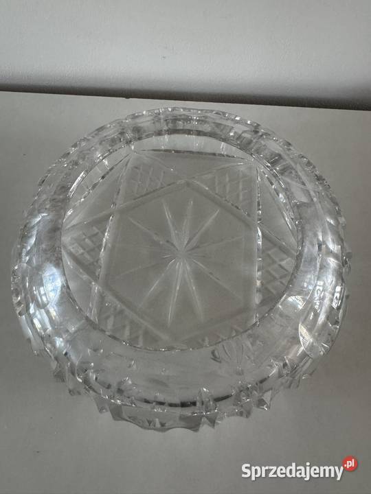 Duża popielnica kryształowa 18 wielkopolskie Poznań