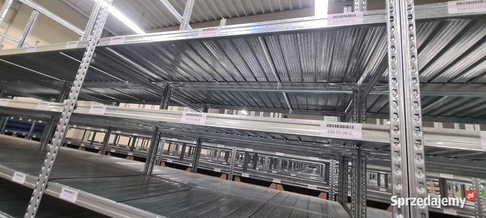Regały magazynowe z demontażu 60gł x 130 x3000 Radomierz