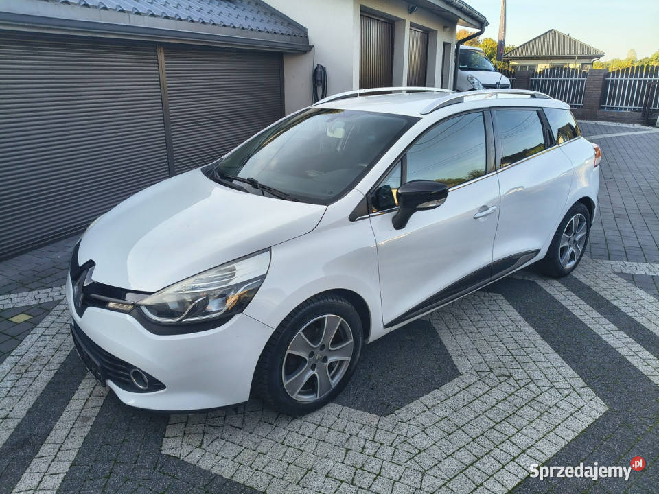 Renault Clio 09i 90 Night Day IV 2012 biały Clio śląskie Mysłowice