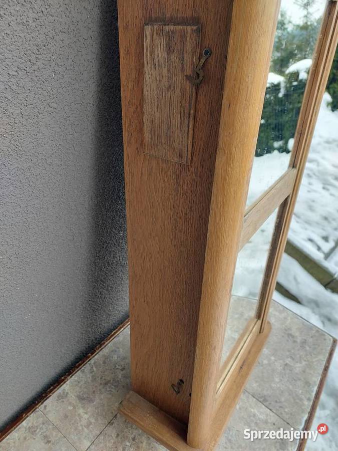 Szafka lustro ze skrzyni starego międzywojennego Tczew