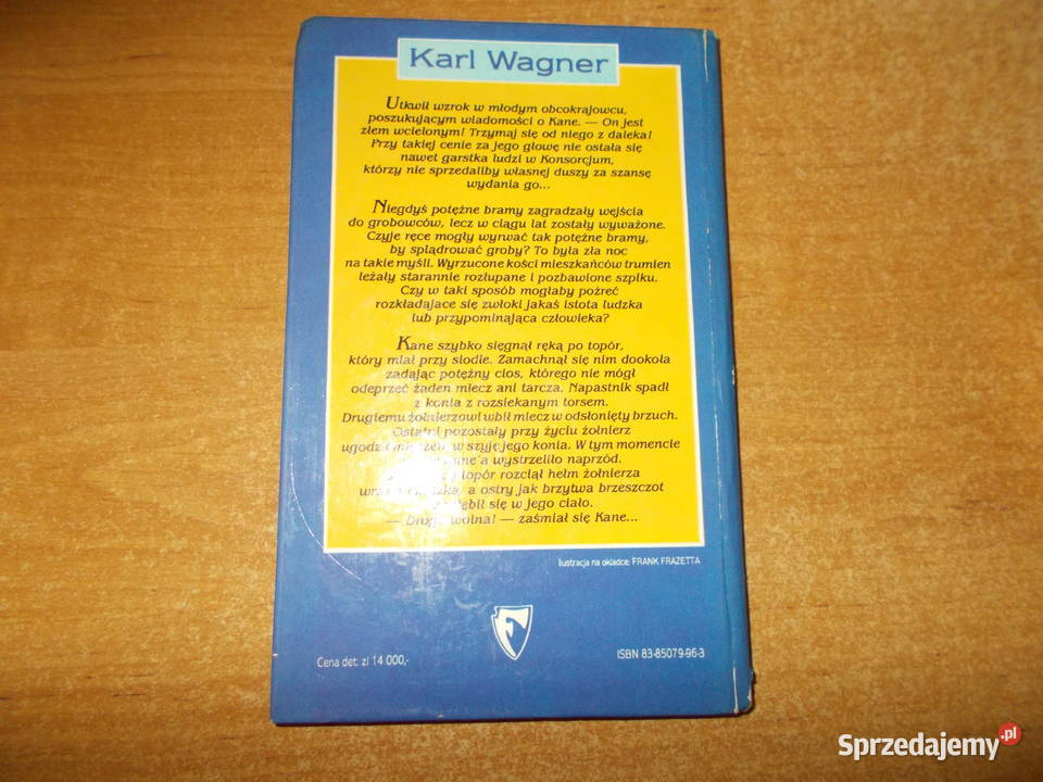 Karl Wagner Pajęczyna utkana z ciemności Głubczyce