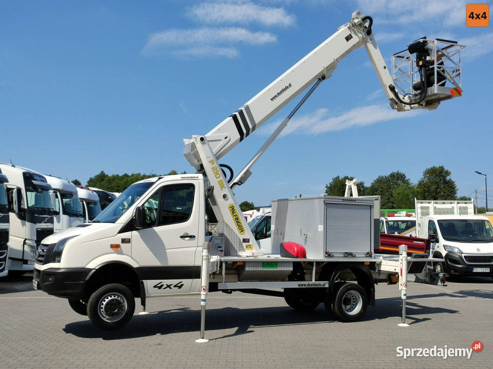 Volkswagen Crafter 4x4 Zwyżka 21m P210BK JIP-Ogon udt Zasięg Boczny 16-met…