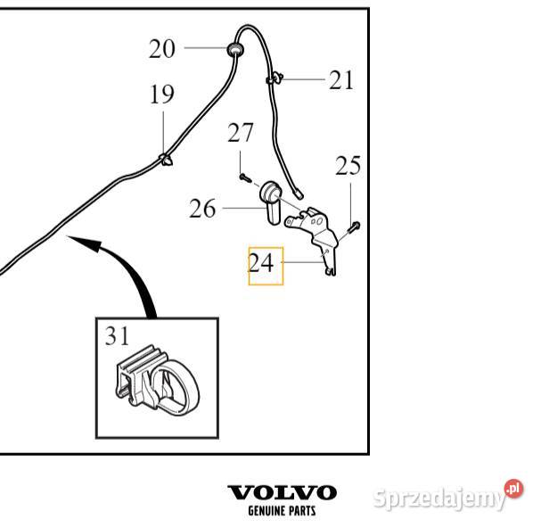 VOLVO C40 XC40 raczka otwierania maski pokrywy Bielany Wrocławskie